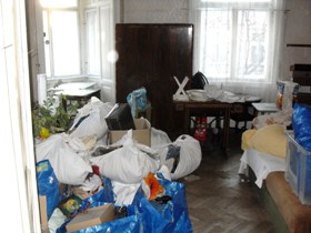 Vorher: Raum mit Gegenständen